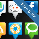 50 Social Service and Bookmarking Icon Sets for Bloggers