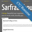 Free Creative and Professional CSS3 CV/Resume Template