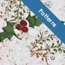 10 Beautiful Christmas Photoshop Patterns Packs