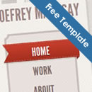 Free Single-Page Scrolling HTML5 Portfolio Template + PSDs