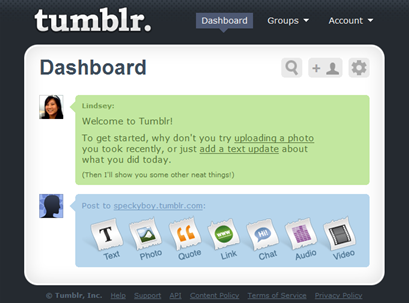 Tumblr Screenshot