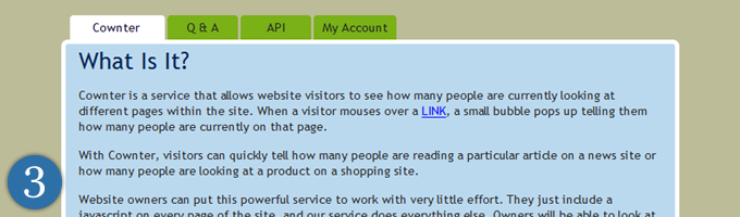 Cownt Us Visitor Tracking