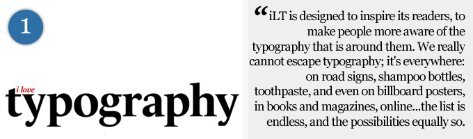 I Love Typgraphy