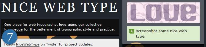 Nice Web Type