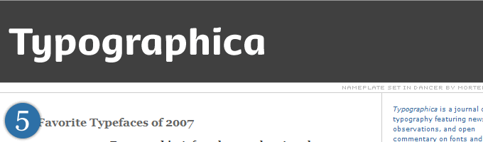Typographica