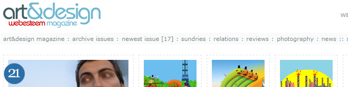 Magazine Style Website