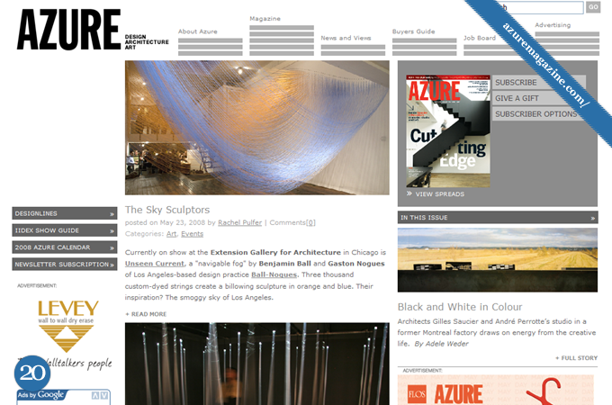Magazine Style Website