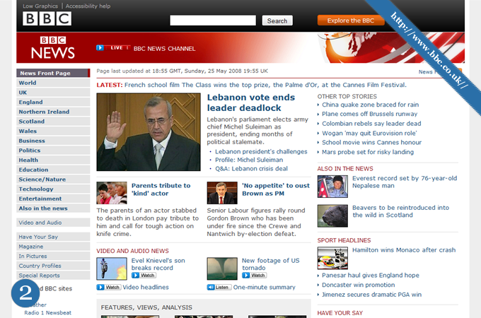 Magazine Style Website