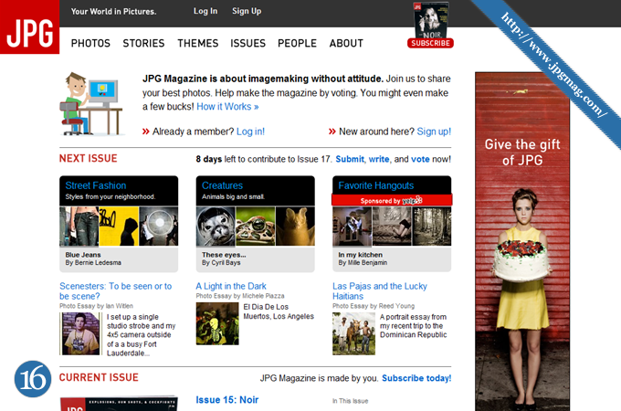 Magazine Style Website