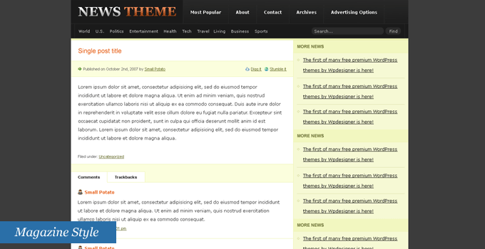 Free Wordpress Theme