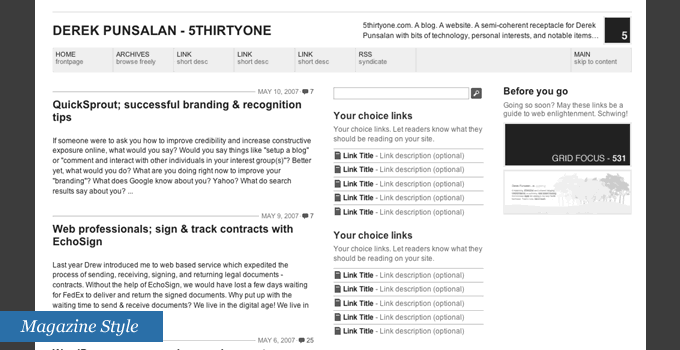 Free Wordpress Theme