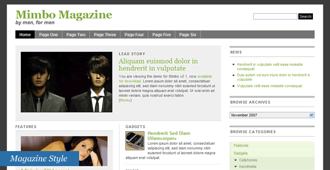 Free Wordpress Theme