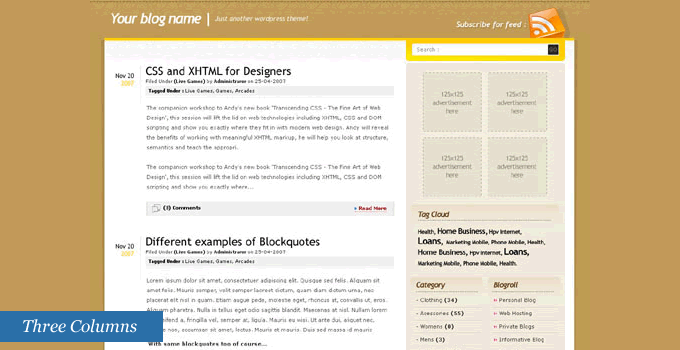 Free Wordpress Theme