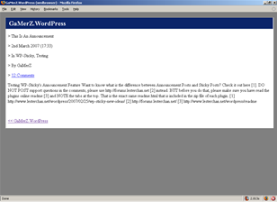 WordPress Mobile Edition Plugin Screenshot