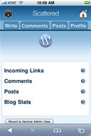 WordPress Mobile Edition Plugin Screenshot
