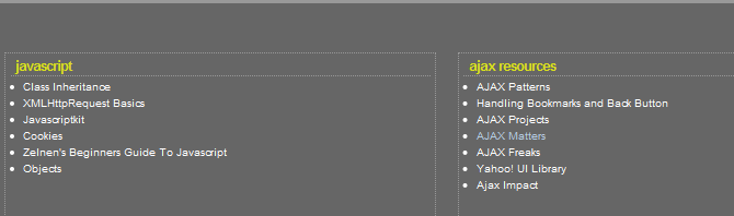 Ajax Directory