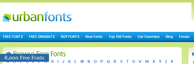 Free Font Directory