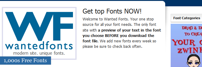 Free Font Directory