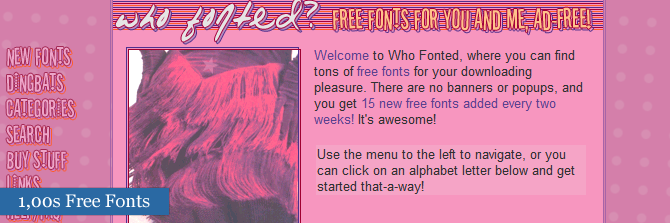 Free Font Directory