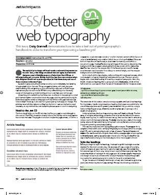 Typography and Font Magazines