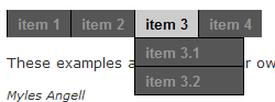 Ajax Menu Solutions