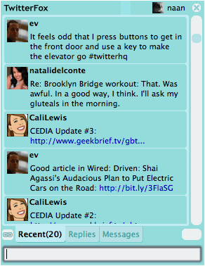 Twitter Firefox Extension
