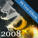 The Top 30 Photoshop Text Effects Tutorials of 2008 - Which is the Best?
