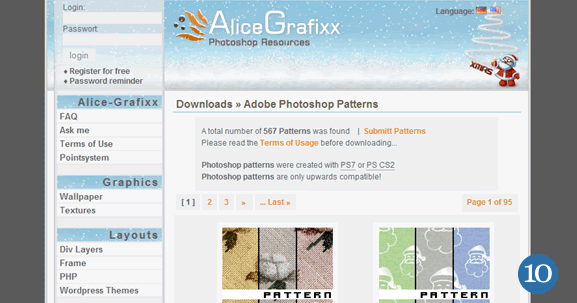 Background and Patterns Resources