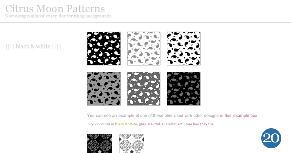 Background and Patterns Resources