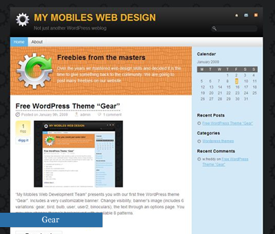 30 Amazing and Versatile Wordpress 2.7 Themes