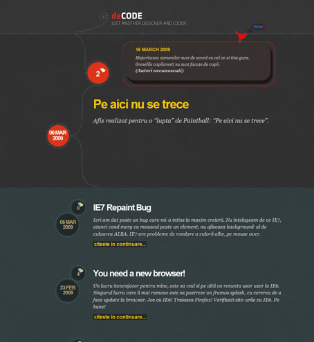 Creative Dark CSS Web Designs