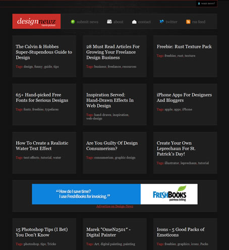 Creative Dark CSS Web Designs