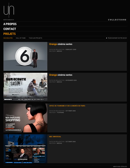 Creative Dark CSS Web Designs
