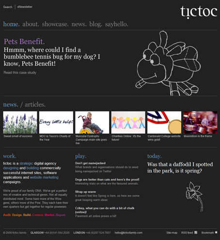 Creative Dark CSS Web Designs
