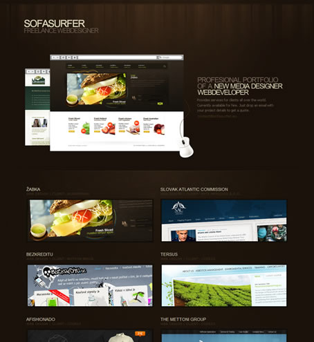 Creative Dark CSS Web Designs