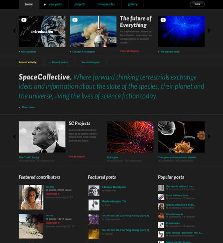 Creative Dark CSS Web Designs