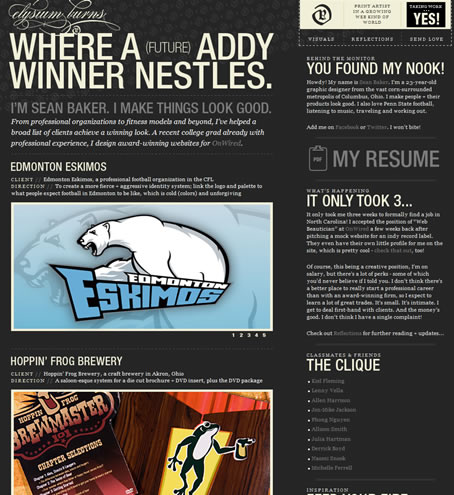 Creative Dark CSS Web Designs