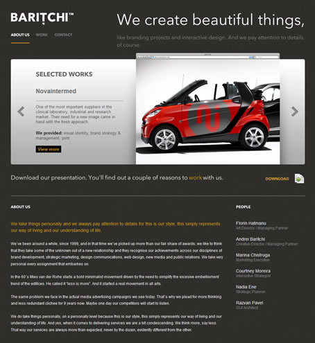 Creative Dark CSS Web Designs