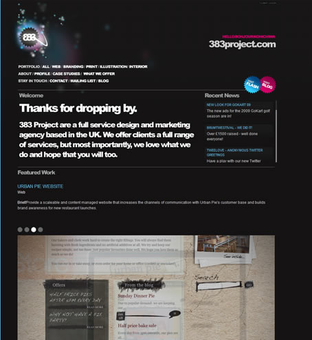 Creative Dark CSS Web Designs