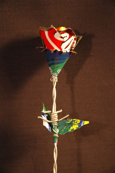 Recycled Coke Can Art