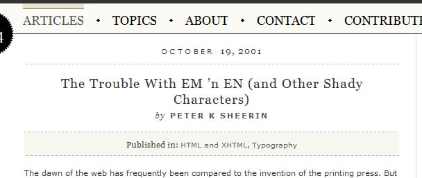 CSS Typography