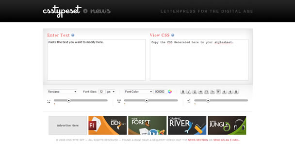 CSS Typography