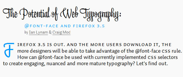 CSS Typography