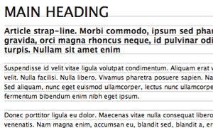 CSS Typography