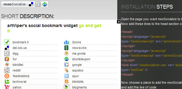 50 MooTools Plugins