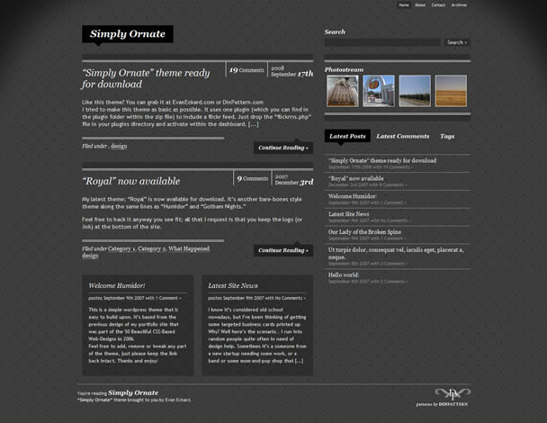 Wordpress Typography Themes
