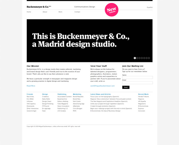 Weekly Web Design and Development Inspiration - N.07