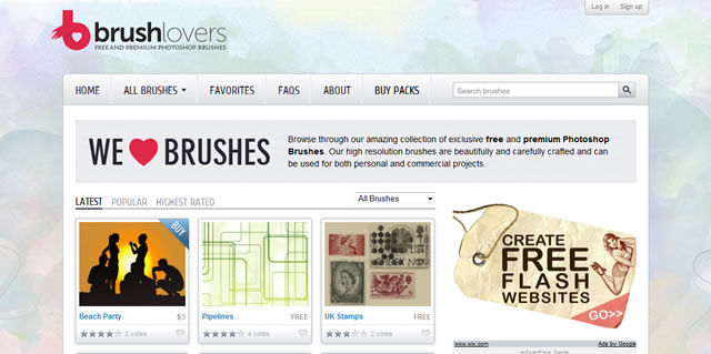 Photoshop Brush Directories and Collections