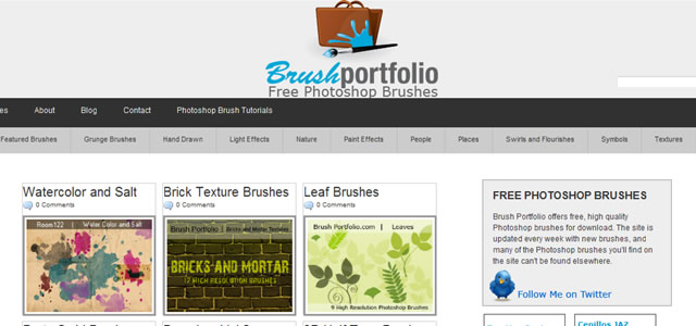 Photoshop Brush Directories and Collections