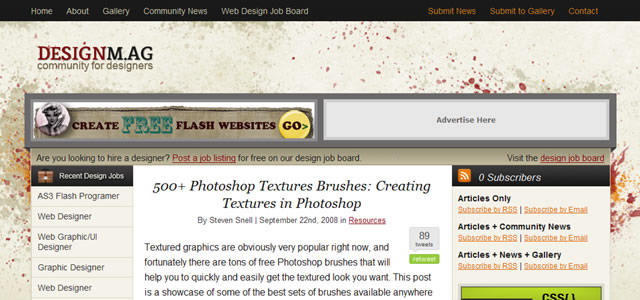Photoshop Brush Directories and Collections